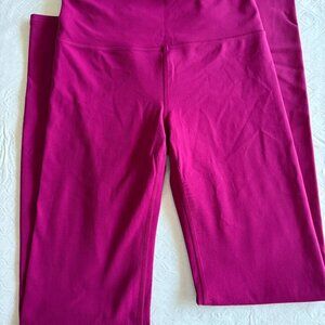 Athleta Elation Straight Leg Pant Womens XS Fuschia High Waisted Stretch